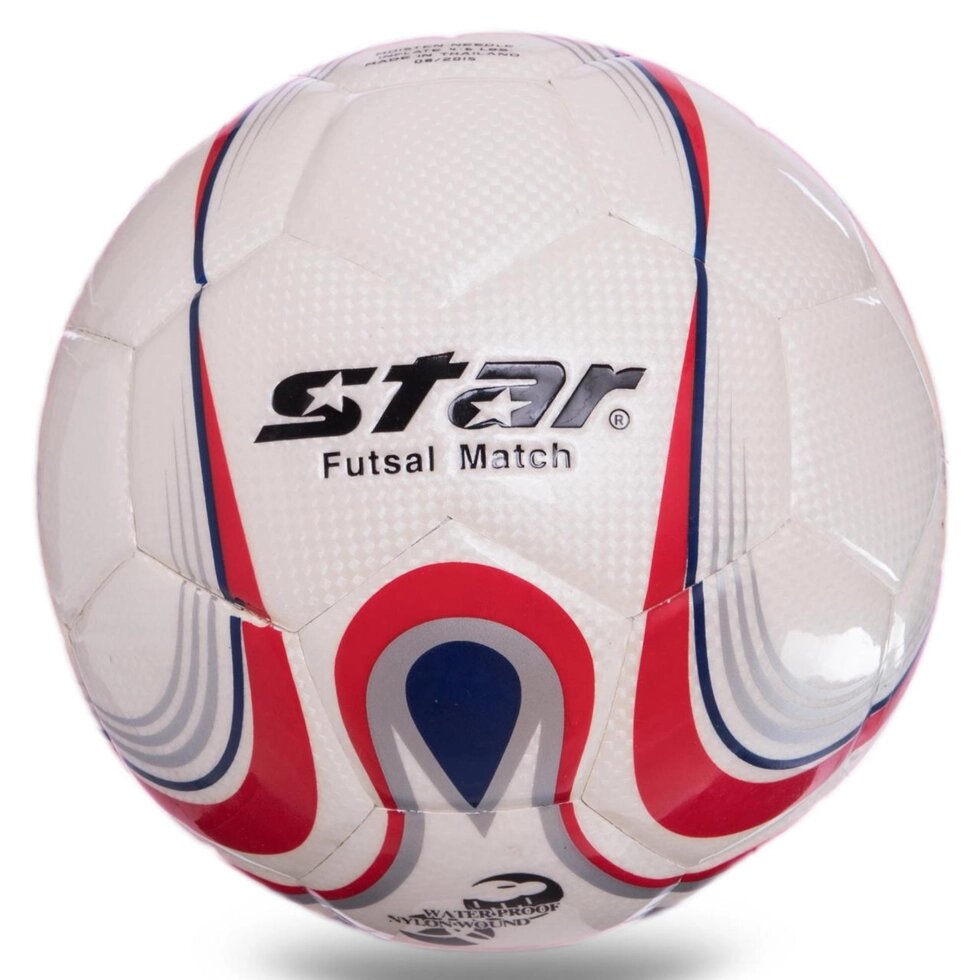 М'яч для футзалу №4 Клеєний-PU STAR JMU1635-1 (кольори в асортименті) від компанії Спортивний інтернет - магазин "One Sport" - фото 1