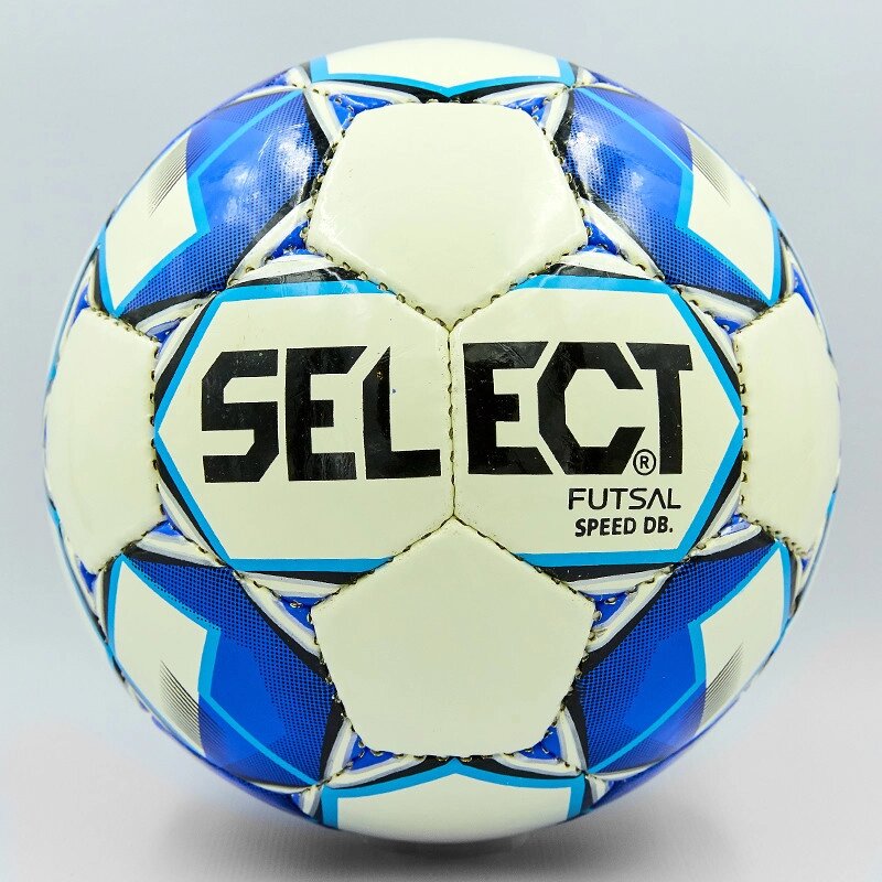 М'яч для футзалу №4 ламін. ST SPEED ST-8151 білий-синій, білий-червоний (5 сл., зшитий вручну) від компанії Спортивний інтернет - магазин "One Sport" - фото 1