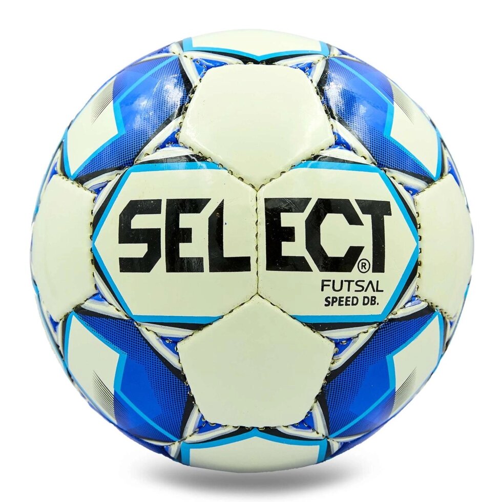 М'яч для футзалу №4 ламін. ST SPEED ST-8151 білий-синій, білий-червоний (5 сл., зшитий вручну) від компанії Спортивний інтернет - магазин "One Sport" - фото 1