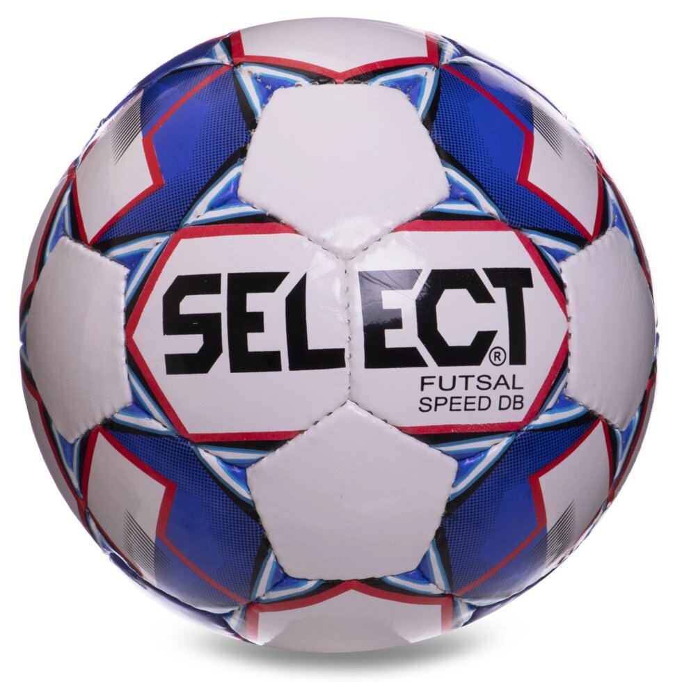 М'яч для футзалу SELECT SPEED DB FB-2991 №4 білий-синій від компанії Спортивний інтернет - магазин "One Sport" - фото 1