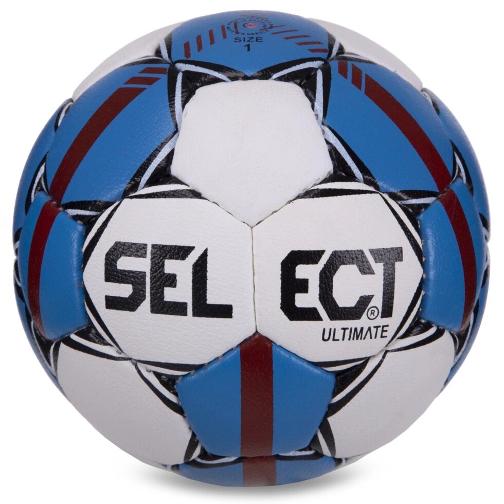 М'яч для гандбола SELECT HB-3655-1 No1 PVC синій-зелений від компанії Спортивний інтернет - магазин "One Sport" - фото 1