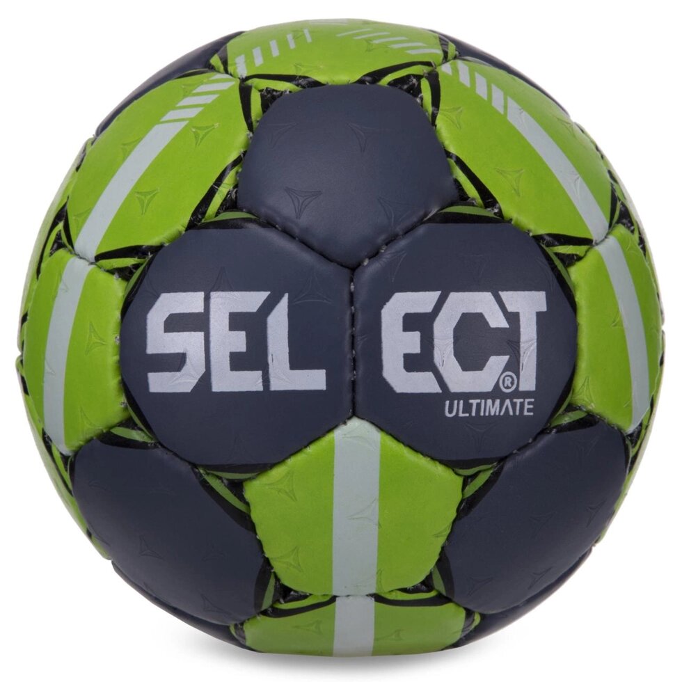 М'яч для гандбола SELECT HB-3659-0 No0 PVC сірий-зелений від компанії Спортивний інтернет - магазин "One Sport" - фото 1