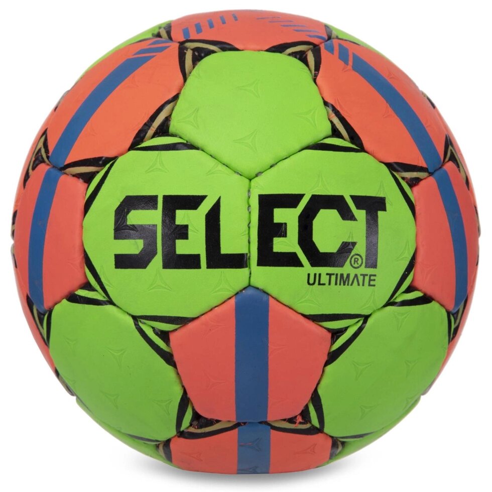 М'яч для гандбола SELECT HB-3663-0 No0 PVC синій-жовтогарячий від компанії Спортивний інтернет - магазин "One Sport" - фото 1