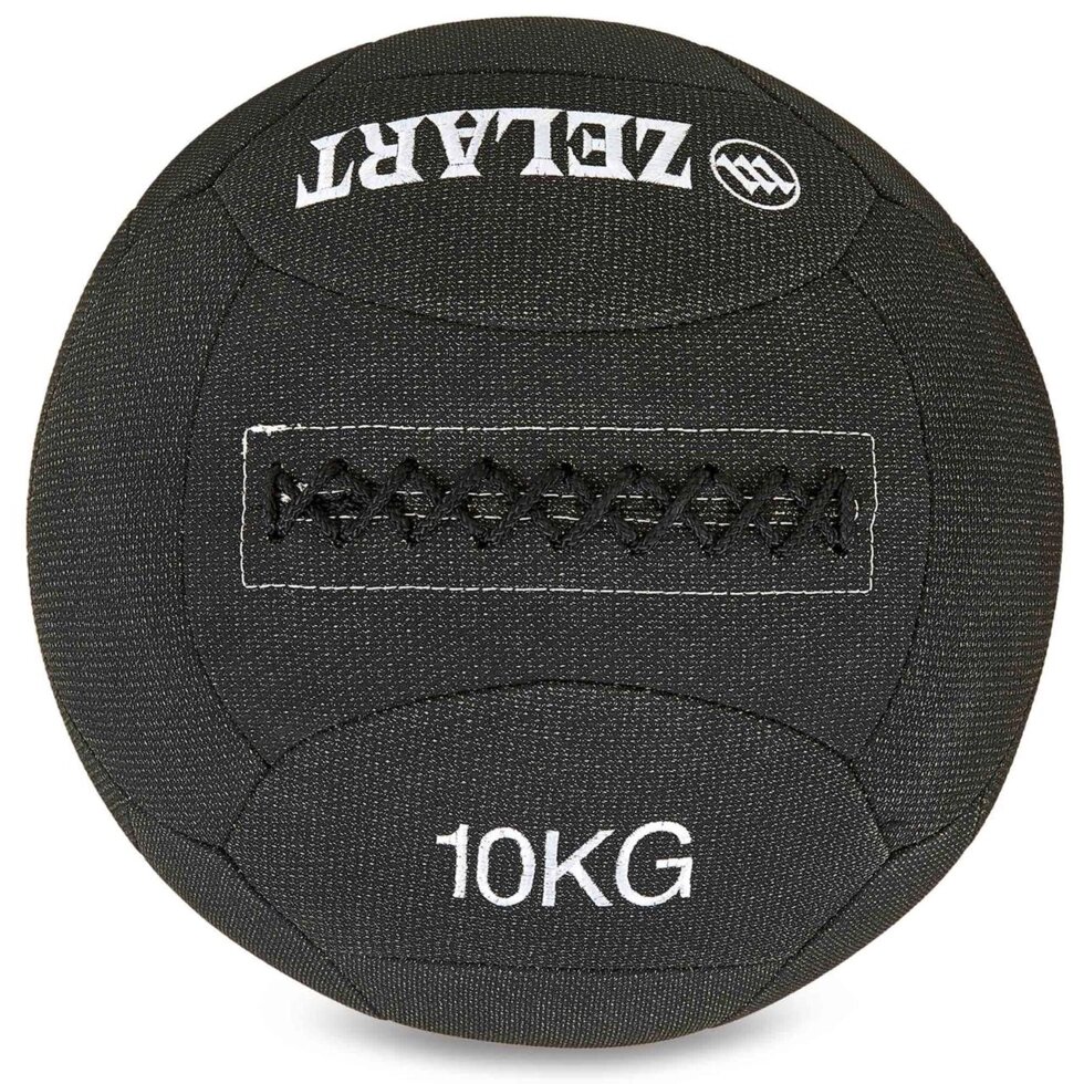 М'яч для кроссфита набивний в кевларовой оболонці 10кг Zelart WALL BALL FI-7224-10 (кевлар, наповнювач-метал. від компанії Спортивний інтернет - магазин "One Sport" - фото 1