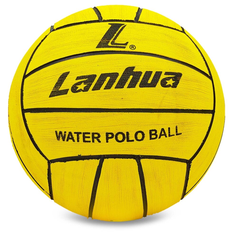 М'яч для водного поло LANHUA WP518 (№5, гума) від компанії Спортивний інтернет - магазин "One Sport" - фото 1