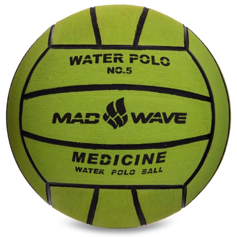 М'яч для водного поло MadWave M078002900W (№5, гума) від компанії Спортивний інтернет - магазин "One Sport" - фото 1