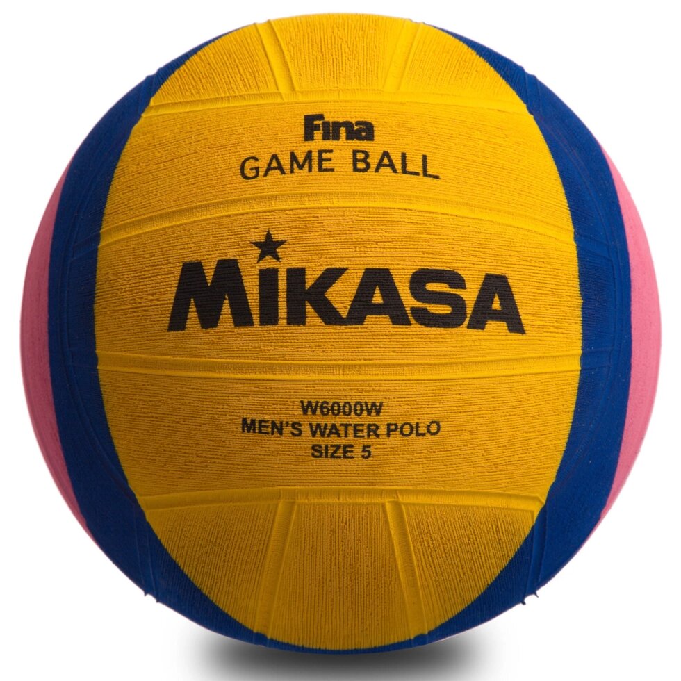 М'яч для водного поло MIKASA W6000W (№5, гума) від компанії Спортивний інтернет - магазин "One Sport" - фото 1