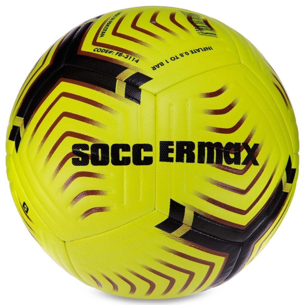 М'яч футбольний HYBRID SOCCERMAX FIFA FB-3114 №5 PU кольори в асортименті від компанії Спортивний інтернет - магазин "One Sport" - фото 1