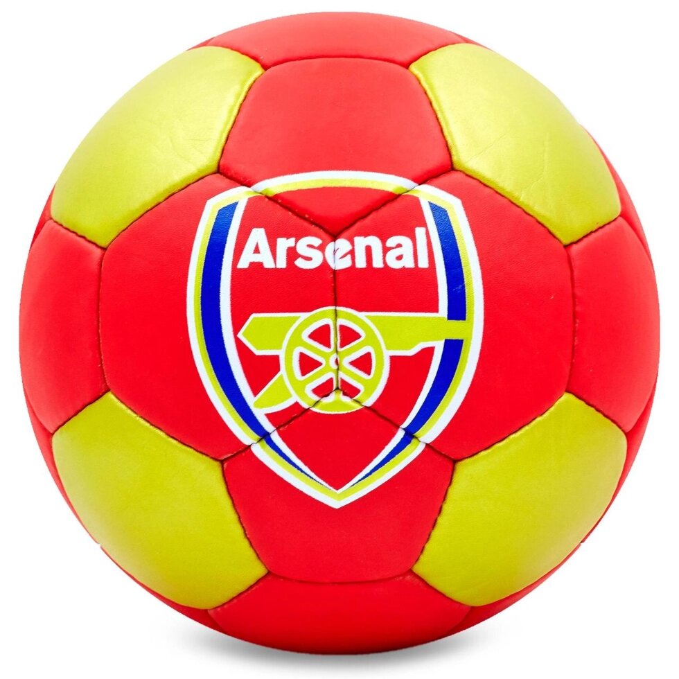М'яч футбольний №5 Гриппи 5сл. ARSENAL FB-0047-3656 (№5, 5 сл., зшитий вручну) від компанії Спортивний інтернет - магазин "One Sport" - фото 1
