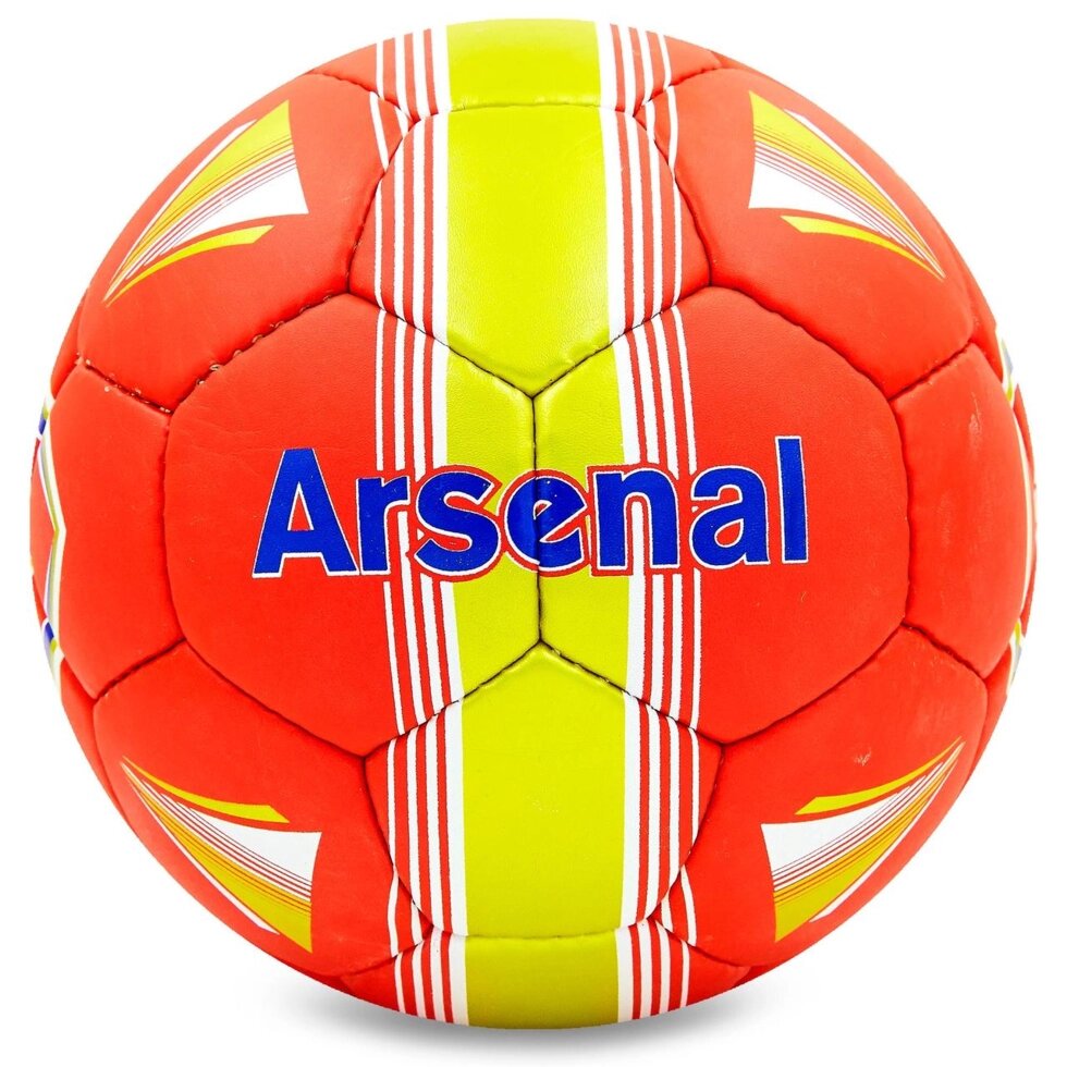 М'яч футбольний №5 Гриппи 5сл. ARSENAL FB-6690 (№5, 5 сл., зшитий вручну) від компанії Спортивний інтернет - магазин "One Sport" - фото 1