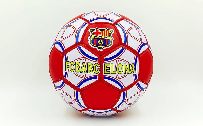 М'яч футбольний №5 Гриппи 5сл. BARCELONA FB-0047-171 (№5, 5 сл., зшитий вручну) від компанії Спортивний інтернет - магазин "One Sport" - фото 1