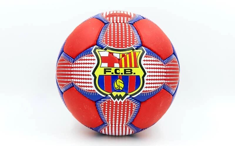 М'яч футбольний №5 Гриппи 5сл. BARCELONA FB-0047-772 (№5, 5 сл., зшитий вручну) від компанії Спортивний інтернет - магазин "One Sport" - фото 1