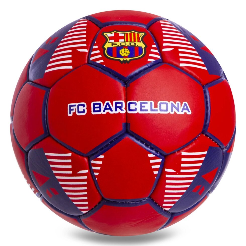 М'яч футбольний №5 Гриппи 5сл. BARCELONA FB-0852 (№5, 5 сл., зшитий вручну) від компанії Спортивний інтернет - магазин "One Sport" - фото 1