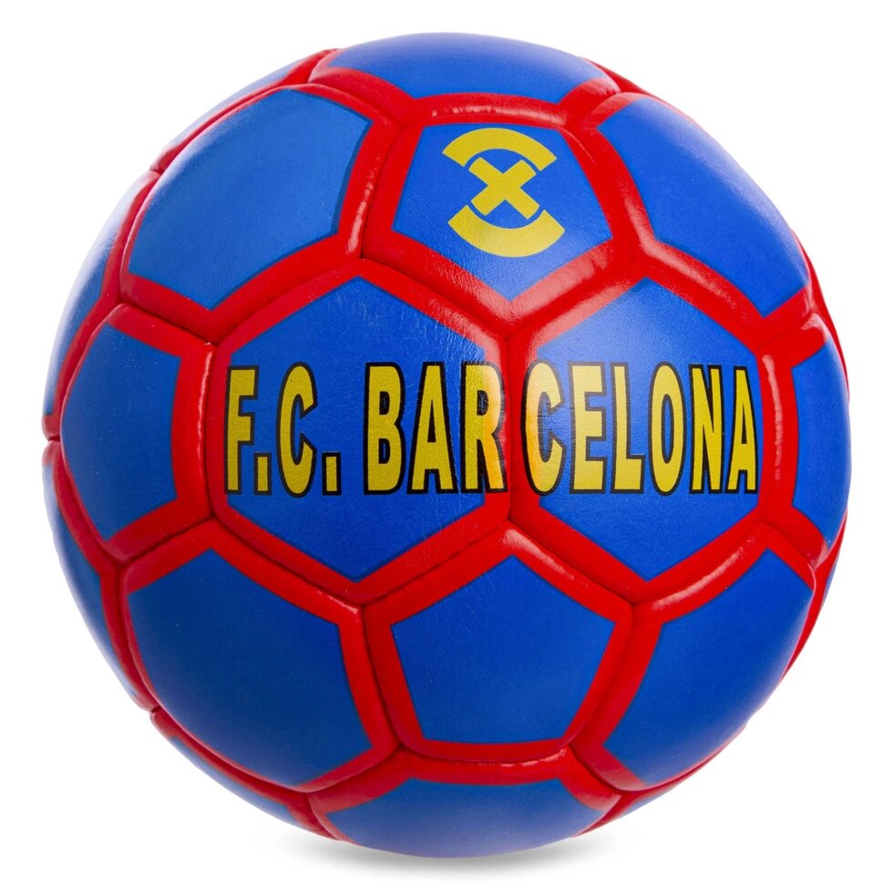 М'яч футбольний №5 Гриппи 5сл. BARCELONA FB-2161 (№5, 5 сл., зшитий вручну) від компанії Спортивний інтернет - магазин "One Sport" - фото 1