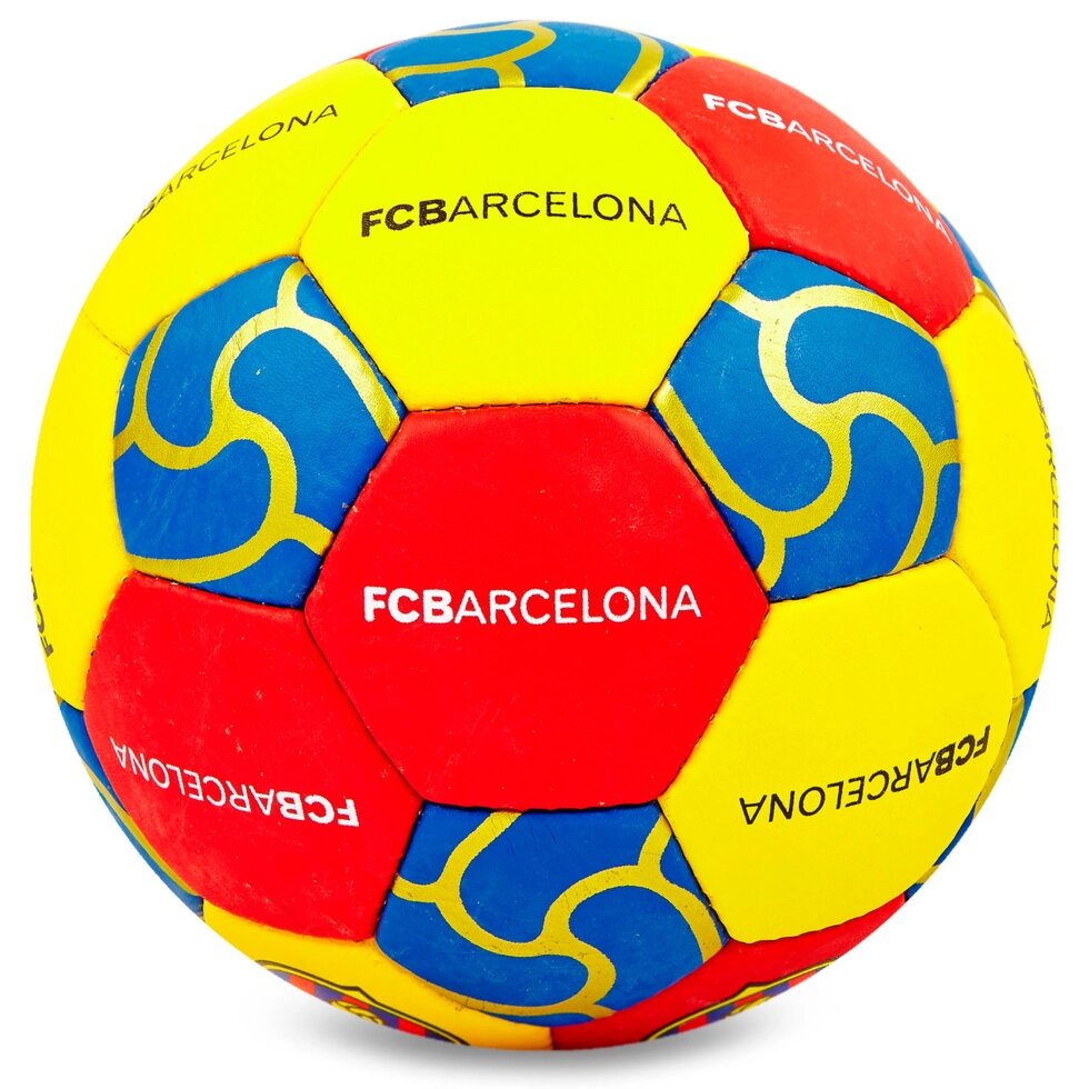 М'яч футбольний №5 Гриппи 5сл. BARСELONA BEST FB-0047-110 (№5, 5 сл., зшитий вручну) від компанії Спортивний інтернет - магазин "One Sport" - фото 1