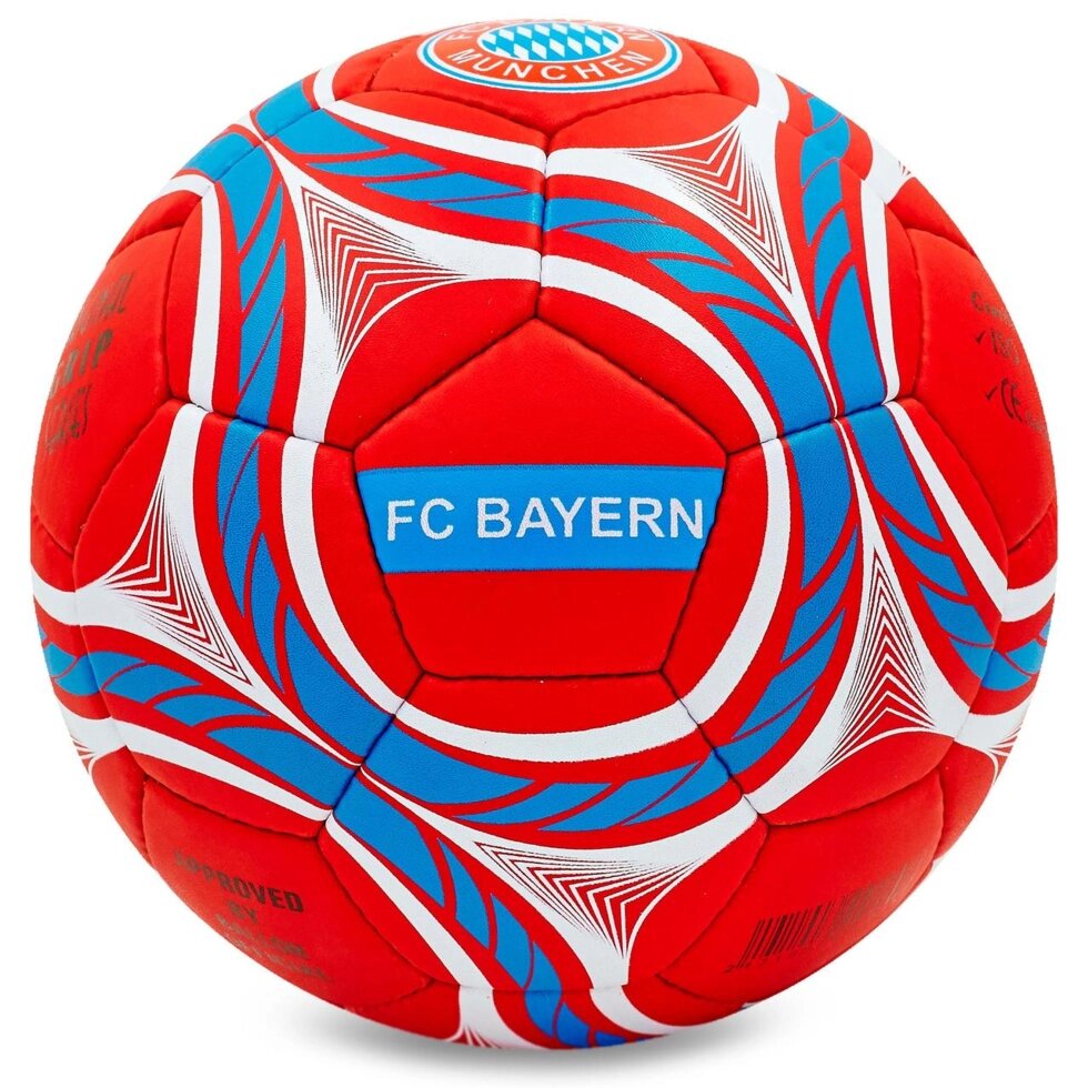 М'яч футбольний №5 Гриппи 5сл. BAYERN MUNCHEN FB-0047-158 (№5, 5 сл., зшитий вручну) від компанії Спортивний інтернет - магазин "One Sport" - фото 1