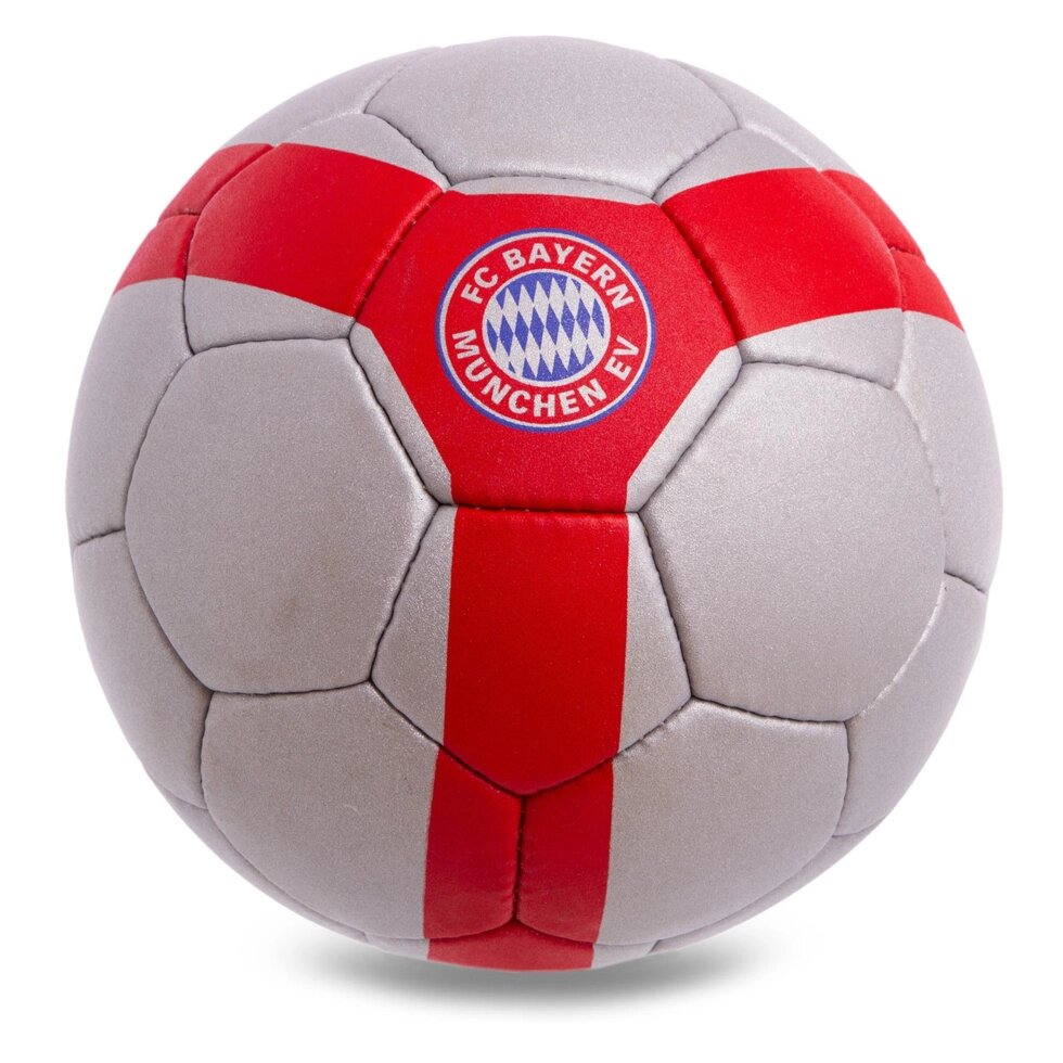 М'яч футбольний №5 Гриппи 5сл. BAYERN MUNCHEN FB-0602 (№5, 5 сл., зшитий вручну) від компанії Спортивний інтернет - магазин "One Sport" - фото 1