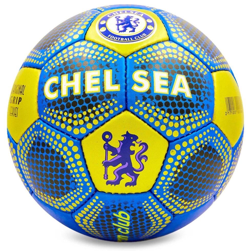 М'яч футбольний №5 Гриппи 5сл. CHELSEA FB-0047-539 (№5, 5 сл., зшитий вручну) від компанії Спортивний інтернет - магазин "One Sport" - фото 1