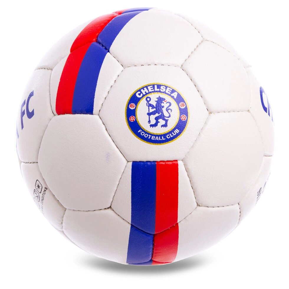 М'яч футбольний №5 Гриппи 5сл. CHELSEA FB-0612 (№5, 5 сл., зшитий вручну) від компанії Спортивний інтернет - магазин "One Sport" - фото 1