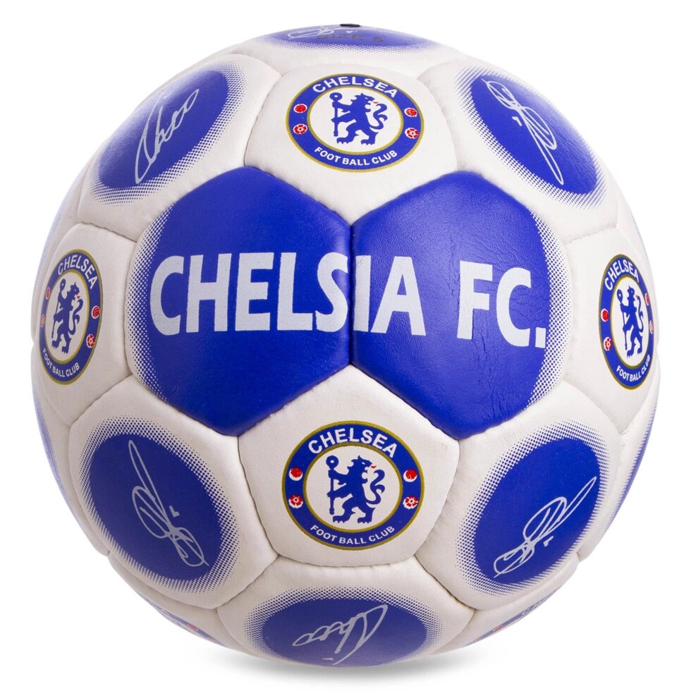 М'яч футбольний №5 Гриппи 5сл. CHELSEA FB-2167 (№5, 5 сл., зшитий вручну) від компанії Спортивний інтернет - магазин "One Sport" - фото 1