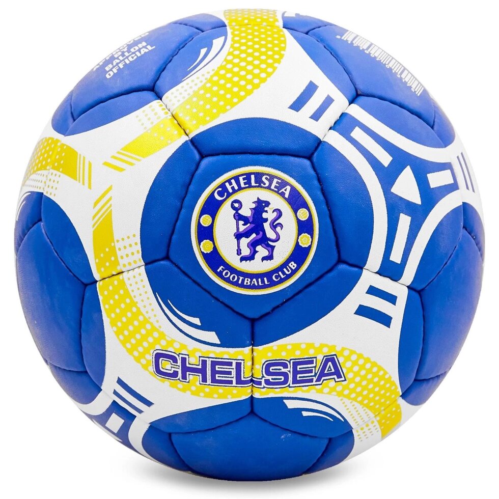 М'яч футбольний №5 Гриппи 5сл. CHELSEA FB-6697 (№5, 5 сл., зшитий вручну) від компанії Спортивний інтернет - магазин "One Sport" - фото 1