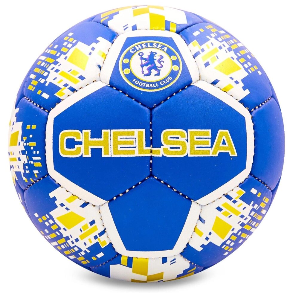 М'яч футбольний №5 Гриппи 5сл. CHELSEA FB-6699 (№5, 5 сл., зшитий вручну) від компанії Спортивний інтернет - магазин "One Sport" - фото 1