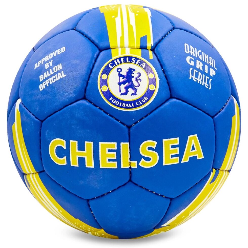 М'яч футбольний №5 Гриппи 5сл. CHELSEA FB-6712 (№5, 5 сл., зшитий вручну) від компанії Спортивний інтернет - магазин "One Sport" - фото 1