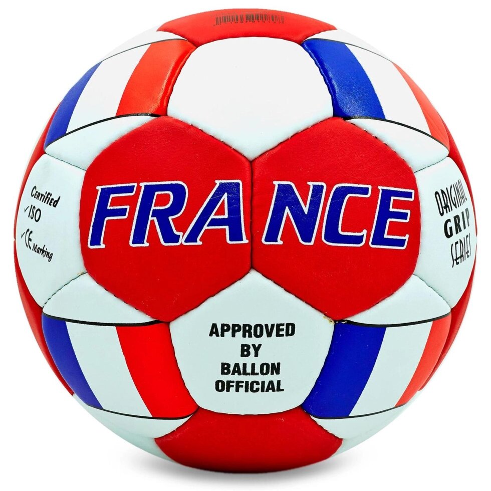 М'яч футбольний №5 Гриппи 5сл. FRANCE FB-0047-137 (№5, 5 сл., зшитий вручну) від компанії Спортивний інтернет - магазин "One Sport" - фото 1
