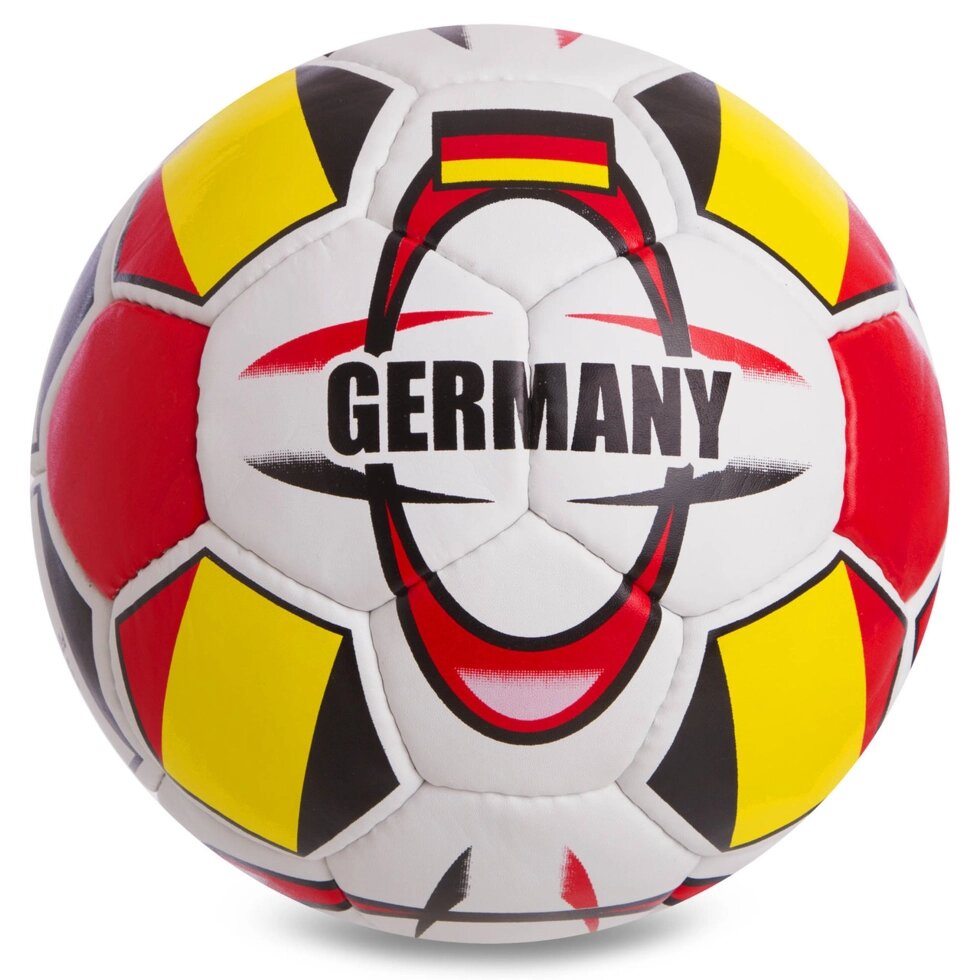 М'яч футбольний №5 Гриппи 5сл. GERMANY FB-0696 (№5, 5 сл., зшитий вручну) від компанії Спортивний інтернет - магазин "One Sport" - фото 1