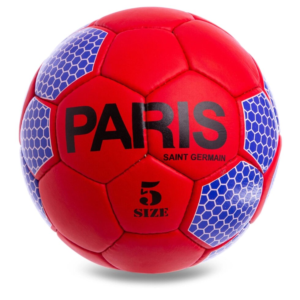 М'яч футбольний №5 Гриппи 5сл. PARIS SAINT-GERMAIN FB-0592 (№5, 5 сл., зшитий вручну) від компанії Спортивний інтернет - магазин "One Sport" - фото 1