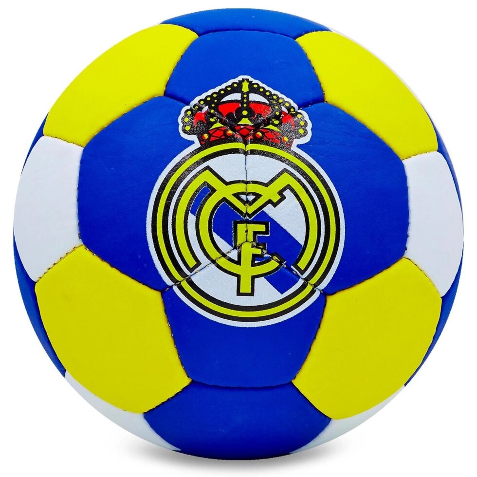 М'яч футбольний №5 Гриппи 5сл. REAL MADRID FB-0047R-441 (№5, 5 сл., зшитий вручну) від компанії Спортивний інтернет - магазин "One Sport" - фото 1