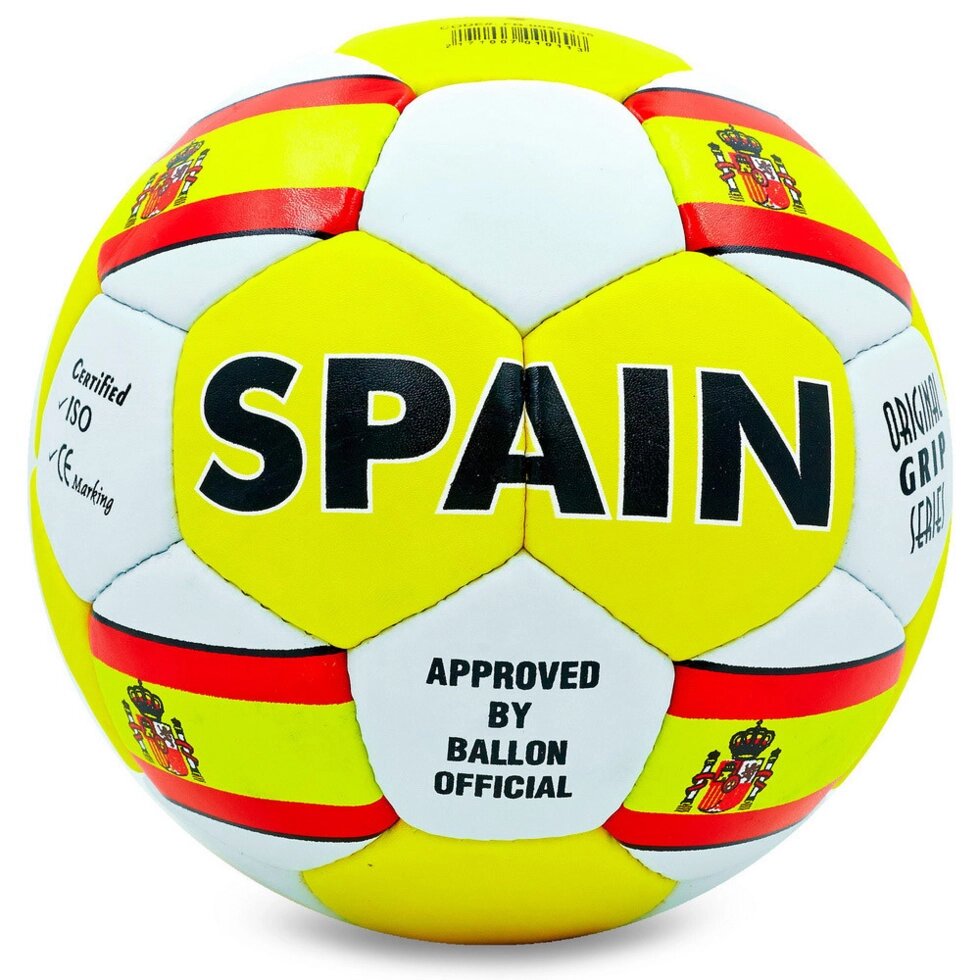 М'яч футбольний №5 Гриппи 5сл. SPAIN FB-0047-135 (№5, 5 сл., зшитий вручну) від компанії Спортивний інтернет - магазин "One Sport" - фото 1