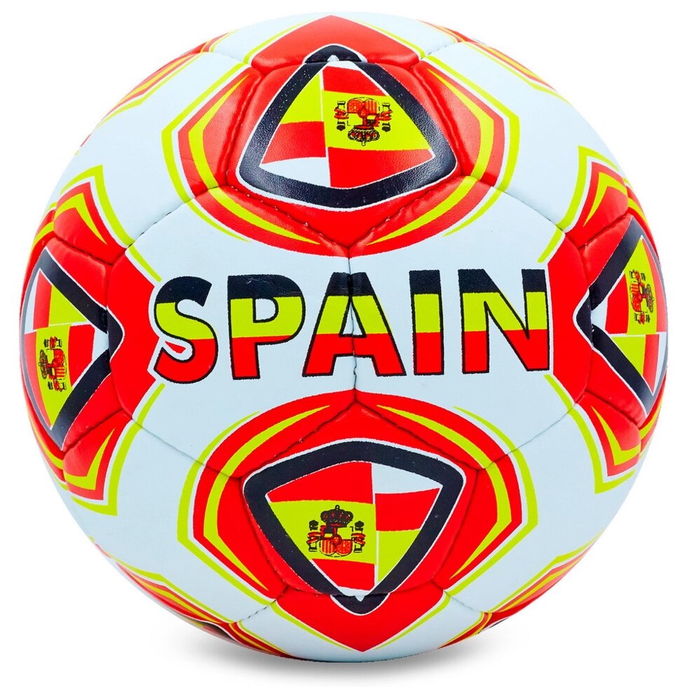 М'яч футбольний №5 Гриппи 5сл. SPAIN FB-0047-3659 (№5, 5 сл., зшитий вручну) від компанії Спортивний інтернет - магазин "One Sport" - фото 1