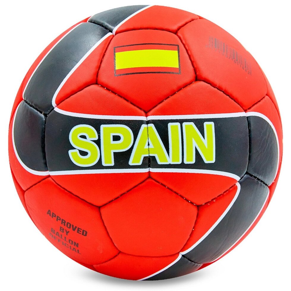 М'яч футбольний №5 Гриппи 5сл. SPAIN FB-0047-754 (№5, 5 сл., зшитий вручну) від компанії Спортивний інтернет - магазин "One Sport" - фото 1
