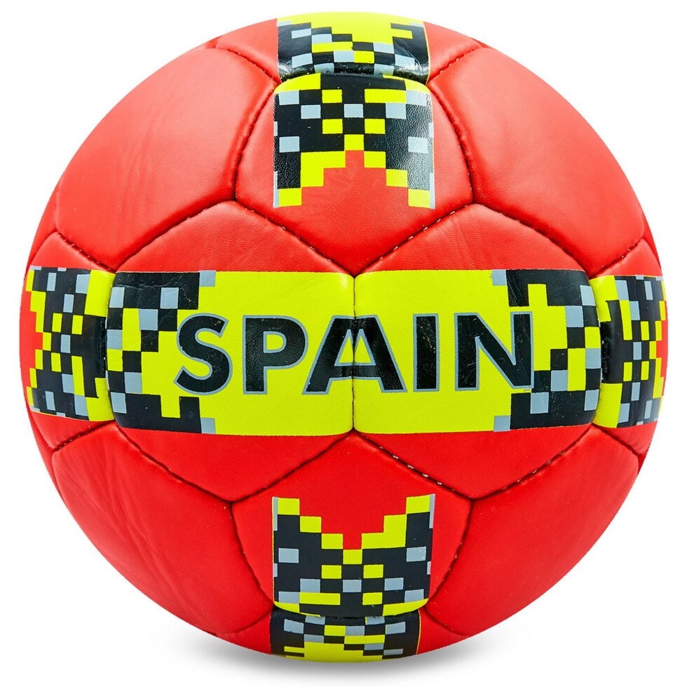 М'яч футбольний №5 Гриппи 5сл. SPAIN FB-0123 (№5, 5 сл., зшитий вручну) від компанії Спортивний інтернет - магазин "One Sport" - фото 1