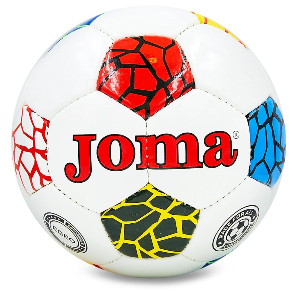 М'яч футбольний №5 JM JM-11-PU (№5, PU., зшитий вручну) (Replica) від компанії Спортивний інтернет - магазин "One Sport" - фото 1