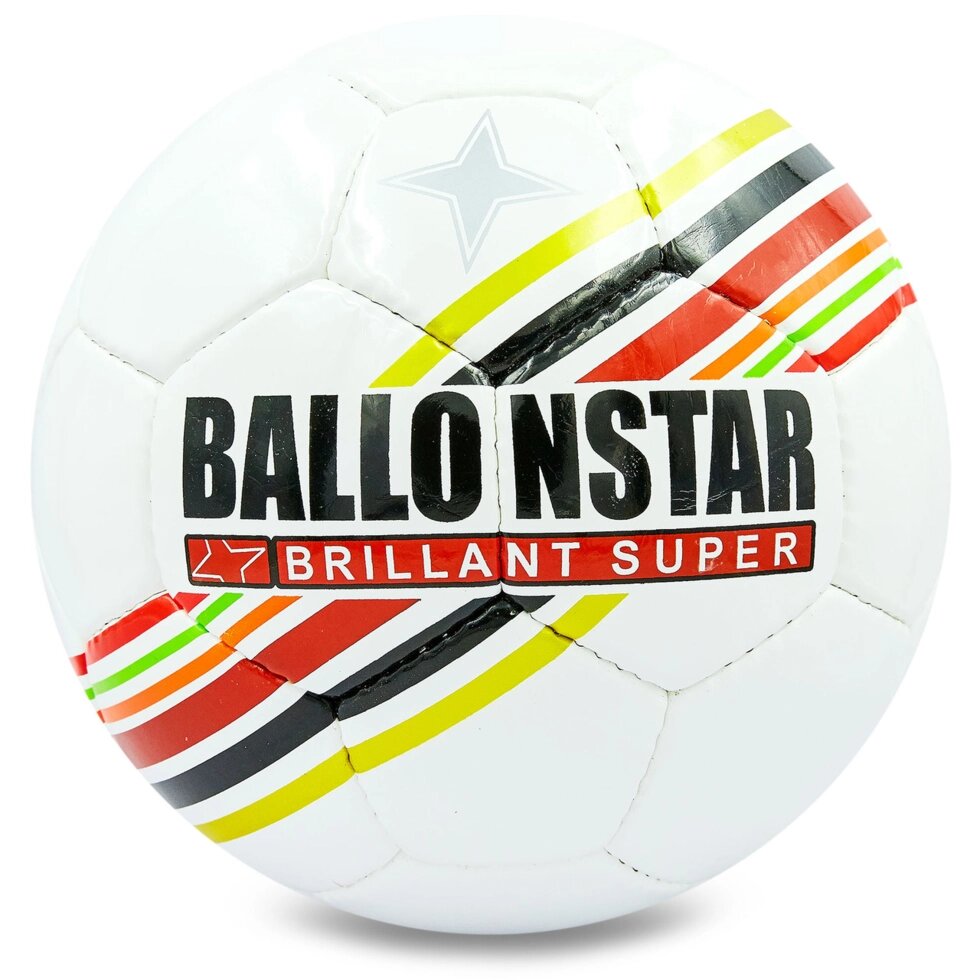 М'яч футбольний №5 PU ламін. BALLONSTAR FB-5415-3 (№5, 5 сл., зшитий вручну) від компанії Спортивний інтернет - магазин "One Sport" - фото 1