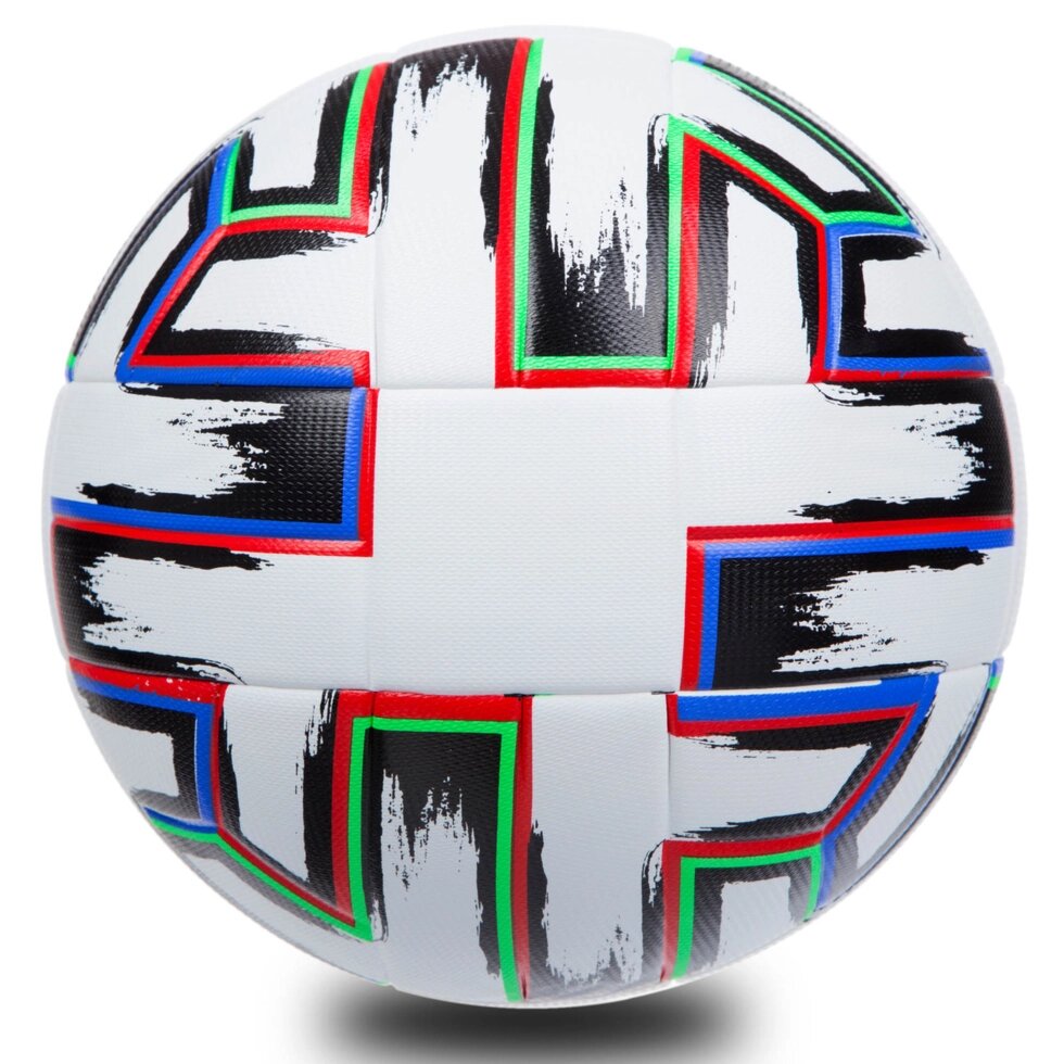 М'яч футбольний №5 PU ламін. Клеєний EURO CUP 2020 FU1549 (№5) від компанії Спортивний інтернет - магазин "One Sport" - фото 1