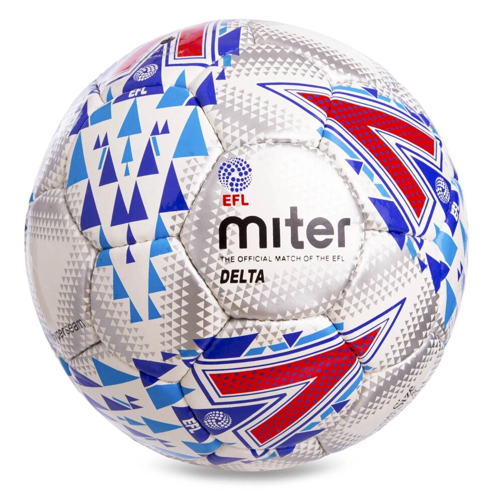 М'яч футбольний №5 PU ламін. MITR FB-2156 (№5, 5 сл., зшитий вручну) від компанії Спортивний інтернет - магазин "One Sport" - фото 1