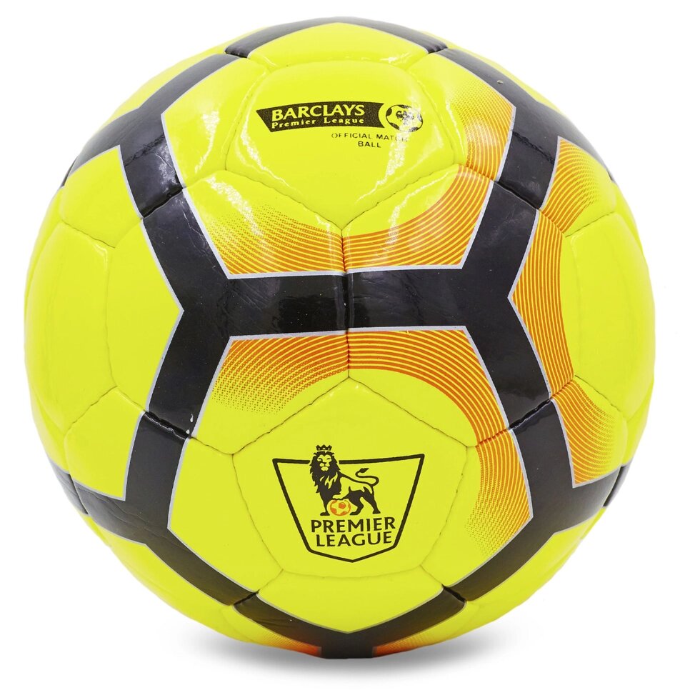 М'яч футбольний №5 PU ламін. PREMIER LEAGUE FB-5196 (№5, 5 сл., зшитий вручну) від компанії Спортивний інтернет - магазин "One Sport" - фото 1