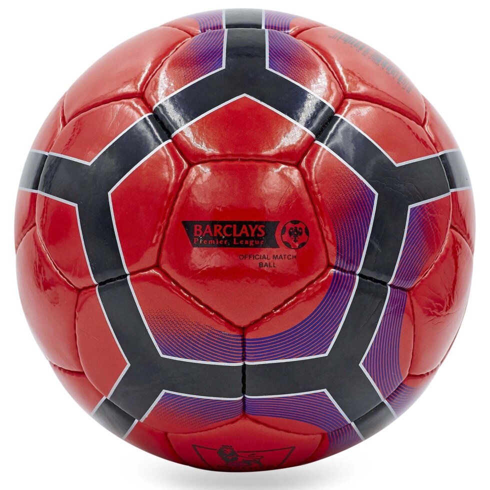 М'яч футбольний №5 PU ламін. PREMIER LEAGUE FB-5197 (№5, 5 сл., зшитий вручну) від компанії Спортивний інтернет - магазин "One Sport" - фото 1