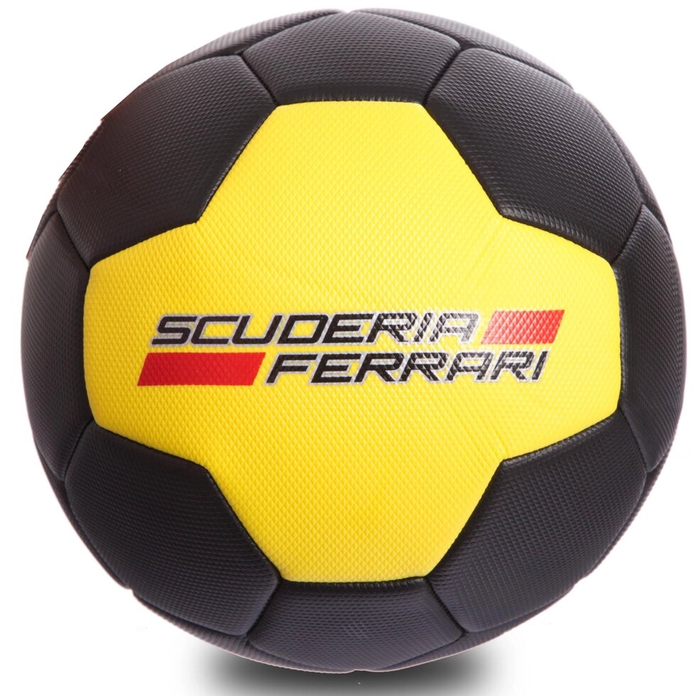 М'яч футбольний №5 PU ламін. Зшитий машинним способом FERRARI FB-0416 (№5, 5сл., кольори в асортименті) від компанії Спортивний інтернет - магазин "One Sport" - фото 1