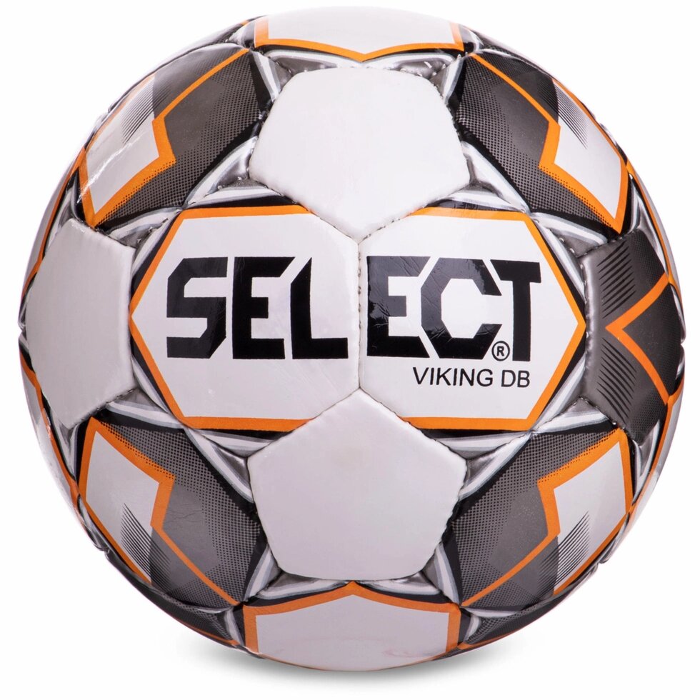 М'яч футбольний STVIKING DB-NFNS FB-4809 №5 PU білий-чорний-жовтий від компанії Спортивний інтернет - магазин "One Sport" - фото 1