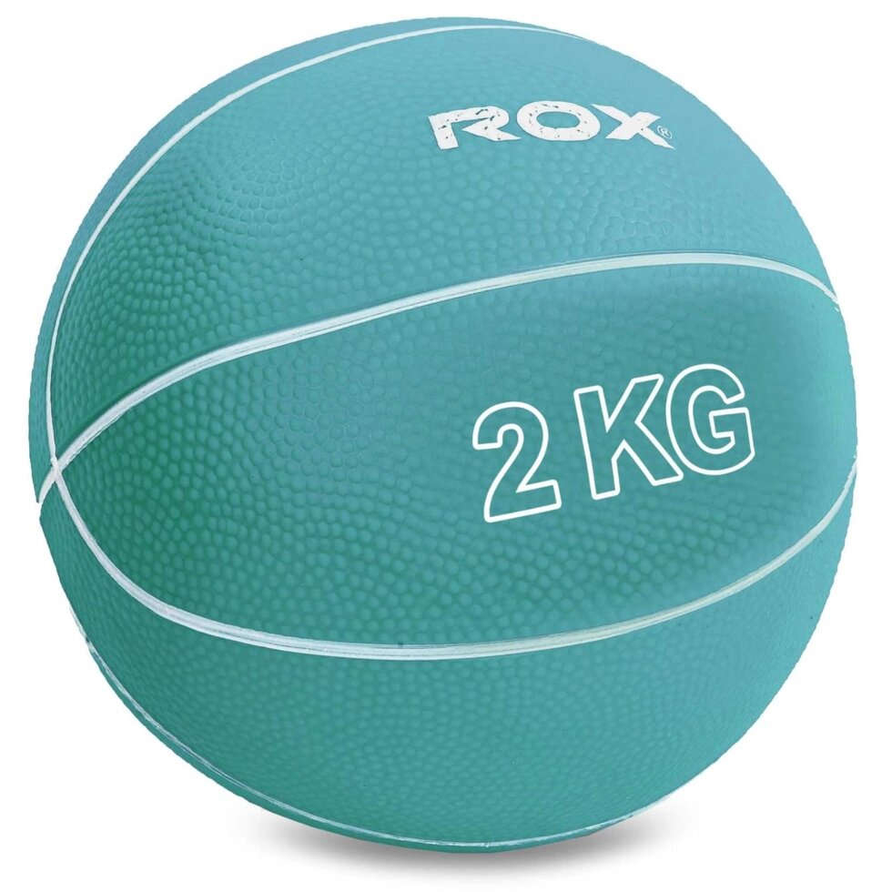 М'яч медичний медбол Record Medicine Ball SC-8407-2 2кг (верх-гума, наповнювач-пісок, d-13см, кольори в від компанії Спортивний інтернет - магазин "One Sport" - фото 1