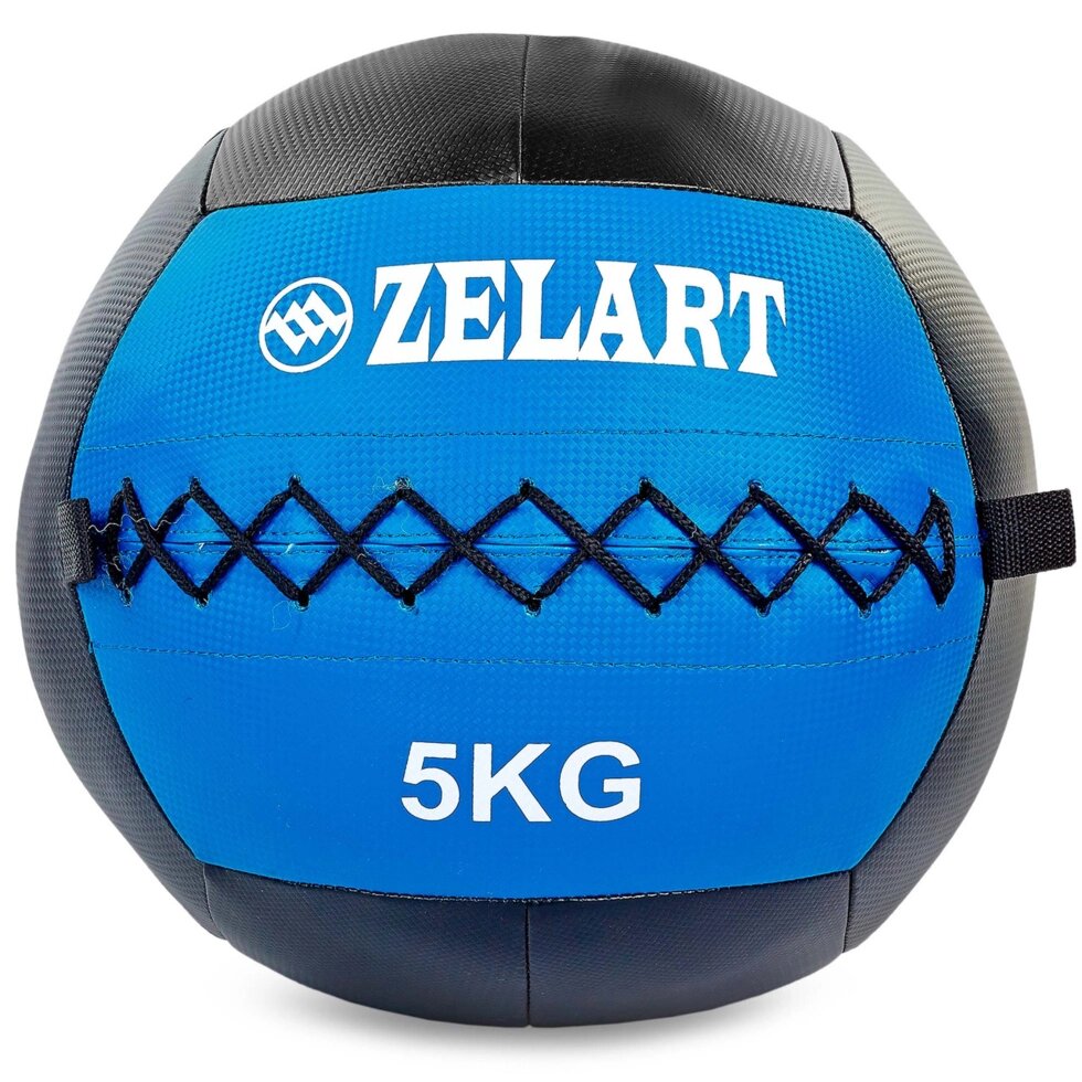 М'яч волбол для кроссфита і фітнесу 10кг Zelart WALL BALL FI-5168-10 (PU, наповнювач-метал. гранули, d-33см, від компанії Спортивний інтернет - магазин "One Sport" - фото 1