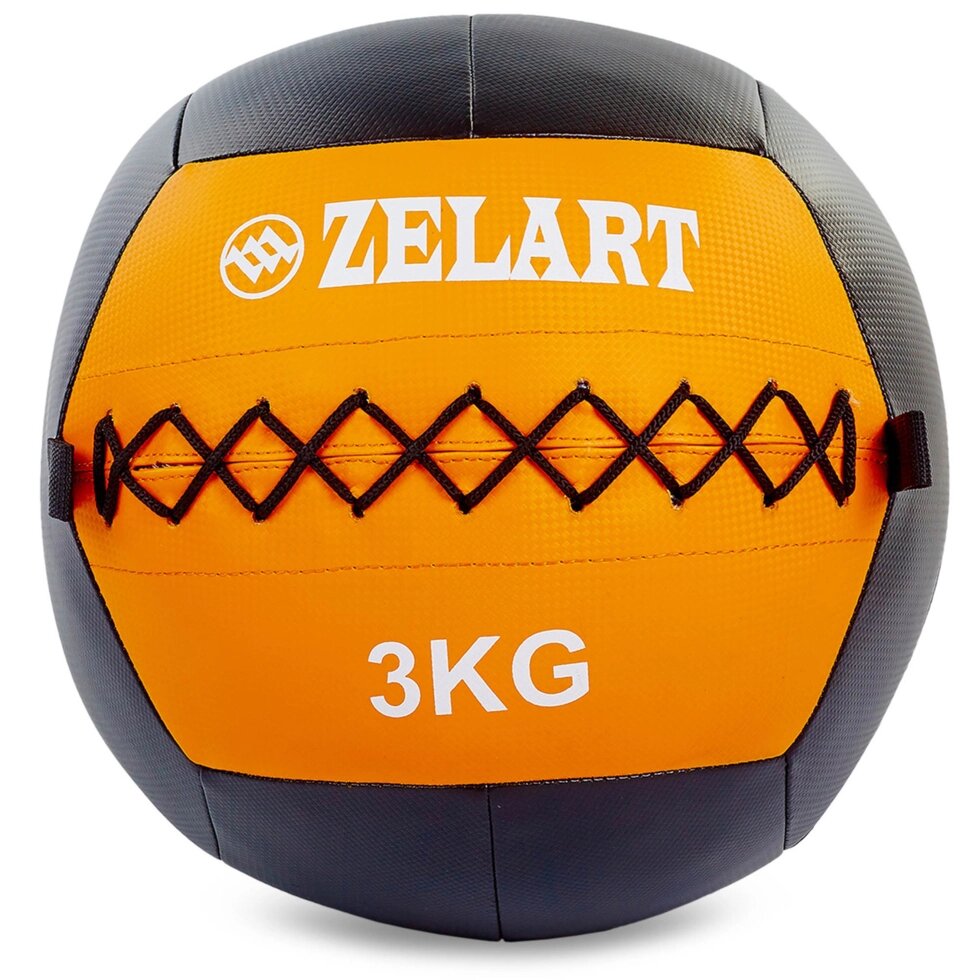 М'яч волбол для кроссфита і фітнесу 7кг Zelart WALL BALL FI-5168-7 (PU, наповнювач-метал. гранули, d-33см, від компанії Спортивний інтернет - магазин "One Sport" - фото 1