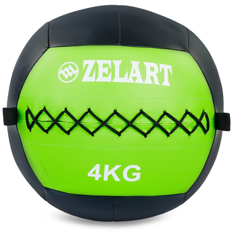 М'яч волбол для кроссфита і фітнесу 8кг Zelart WALL BALL FI-5168-8 (PU, наповнювач-метал. гранули, d-33см, від компанії Спортивний інтернет - магазин "One Sport" - фото 1