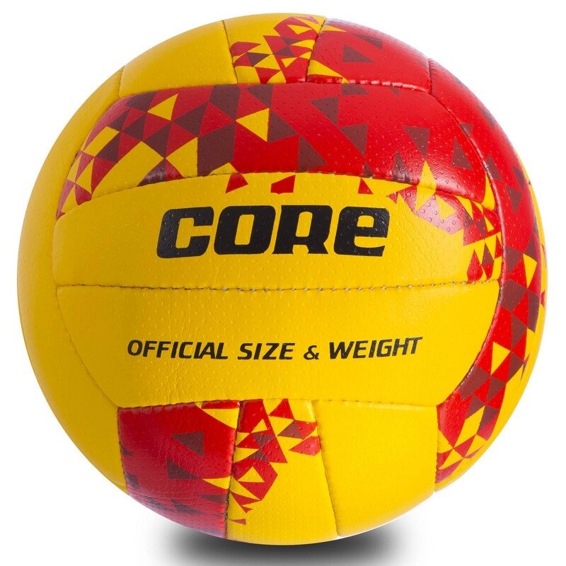 М'яч волейбольний COMPOSITE LEATHER CORE CRV-033 (COMPOSITE LEATHER, №5, 3 шари, зшитий вручну) від компанії Спортивний інтернет - магазин "One Sport" - фото 1