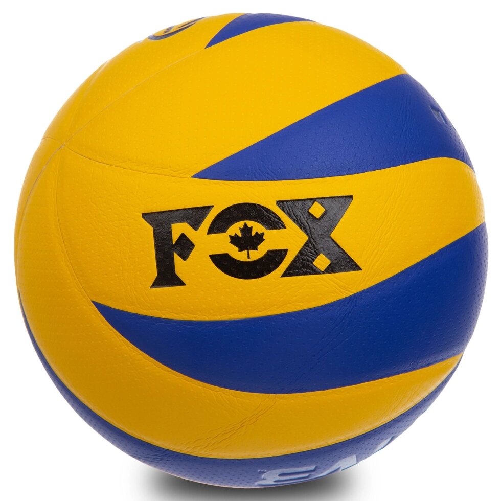 М'яч волейбольний Клеєний PU FOX SD-V8007 (PU, №5, 5 сл., клеєний) від компанії Спортивний інтернет - магазин "One Sport" - фото 1