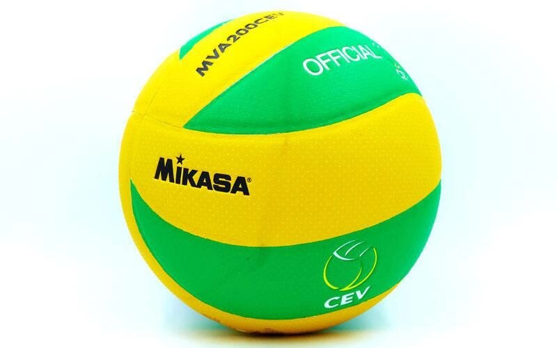 М'яч волейбольний Клеєний PU MIK VB-5940 MVA-200CEV (PU, №5, 3 шари) від компанії Спортивний інтернет - магазин "One Sport" - фото 1
